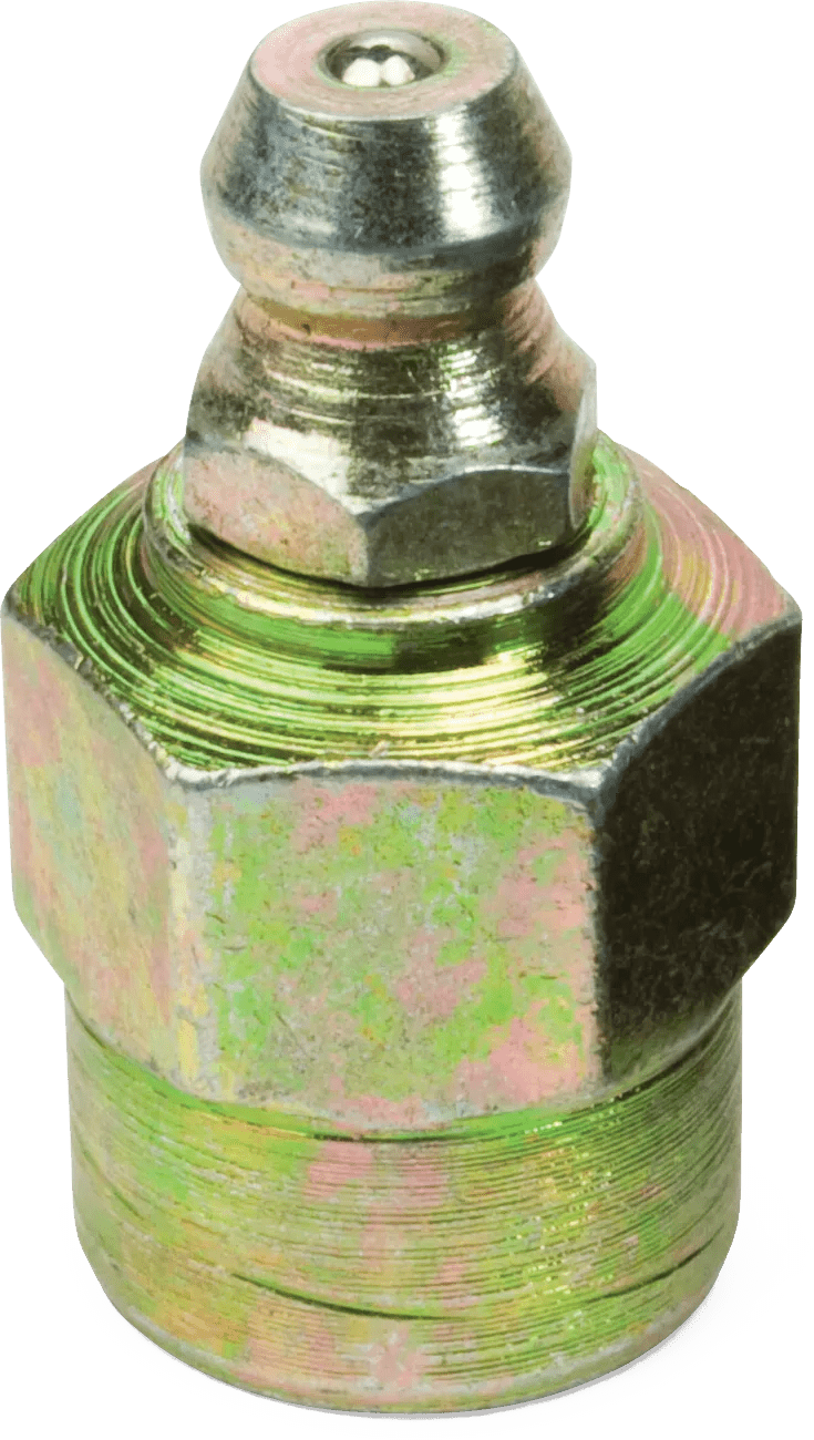 1/8" NPT Carbon Steel Female Grease Fitting - 25 Pack