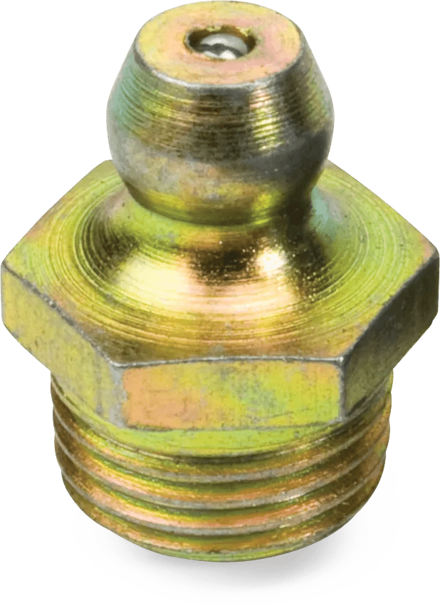 1/8" NPT Carbon Steel Grease Fitting - 25 Pack
