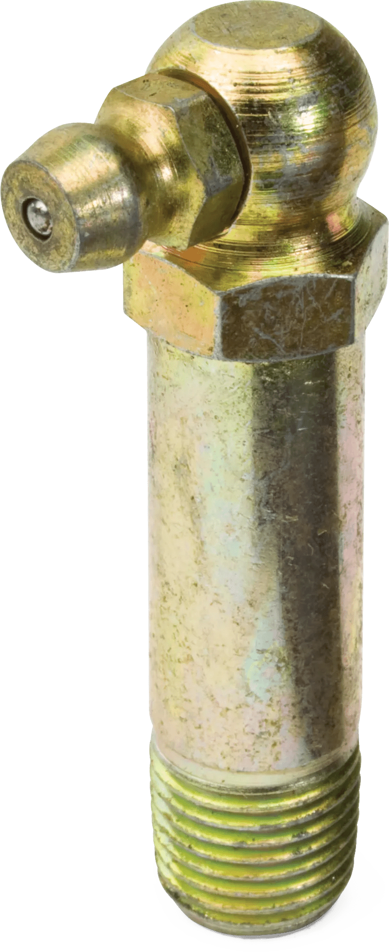 1/8" NPT 90° Short Thread Carbon Steel Grease Fitting - 10 Pack