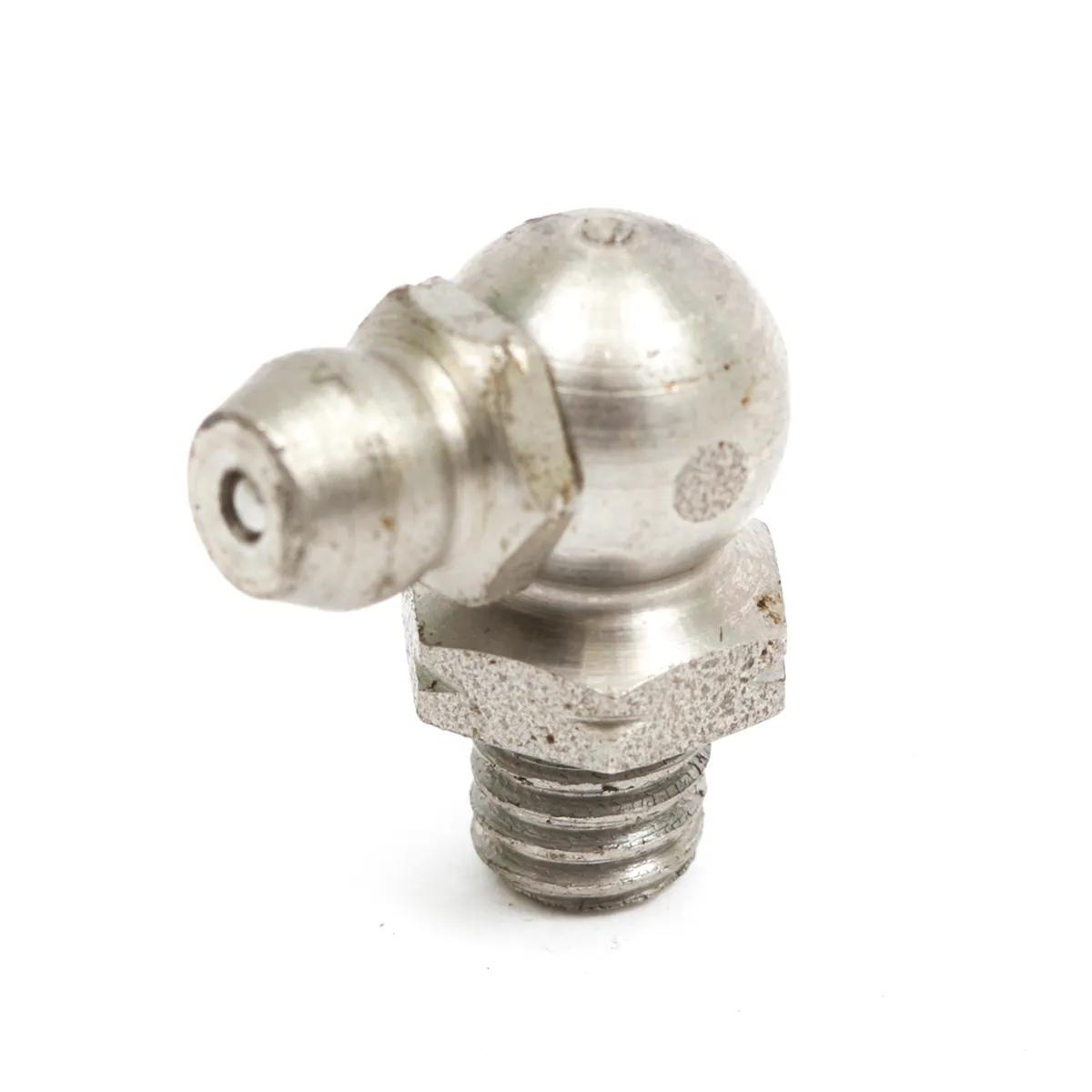 M6 x 1.0 90° 303 Stainless Steel Grease Fitting - 5 Pack