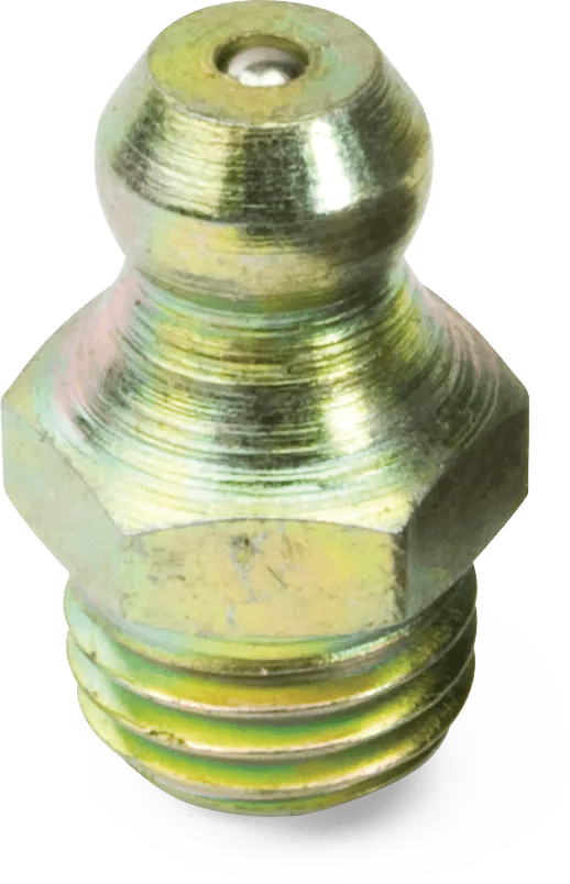 M8 x 1.0 Carbon Steel Grease Fitting - 25 Pack