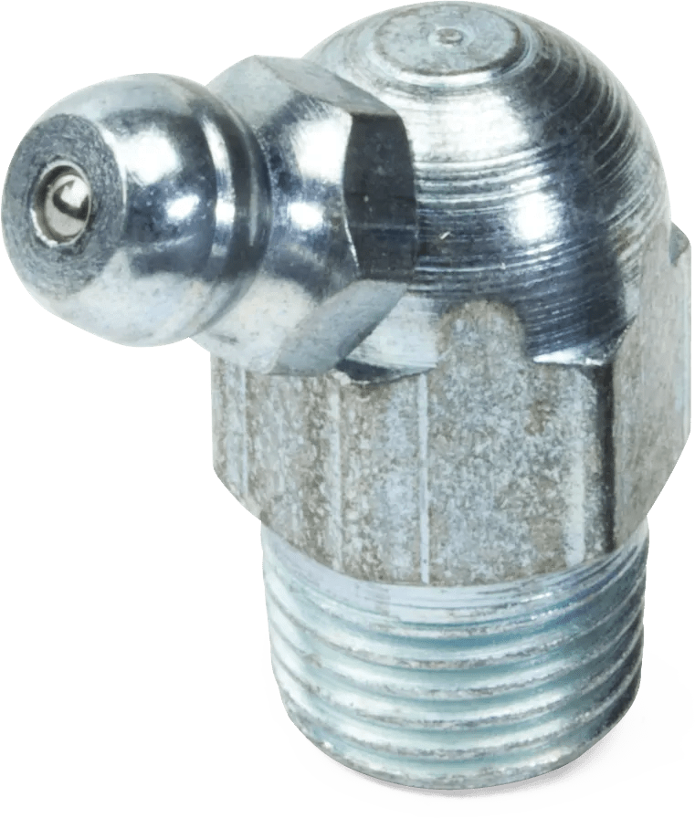 1/8" NPT 65° Lincoln 5300 Carbon Steel Grease Fitting - 25 Pack