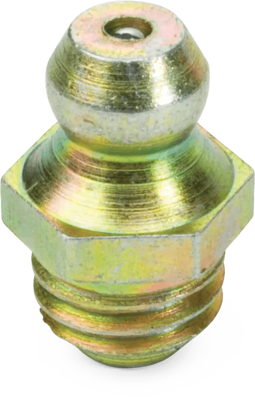M8 x 1.25 Carbon Steel Grease Fitting - 25 Pack