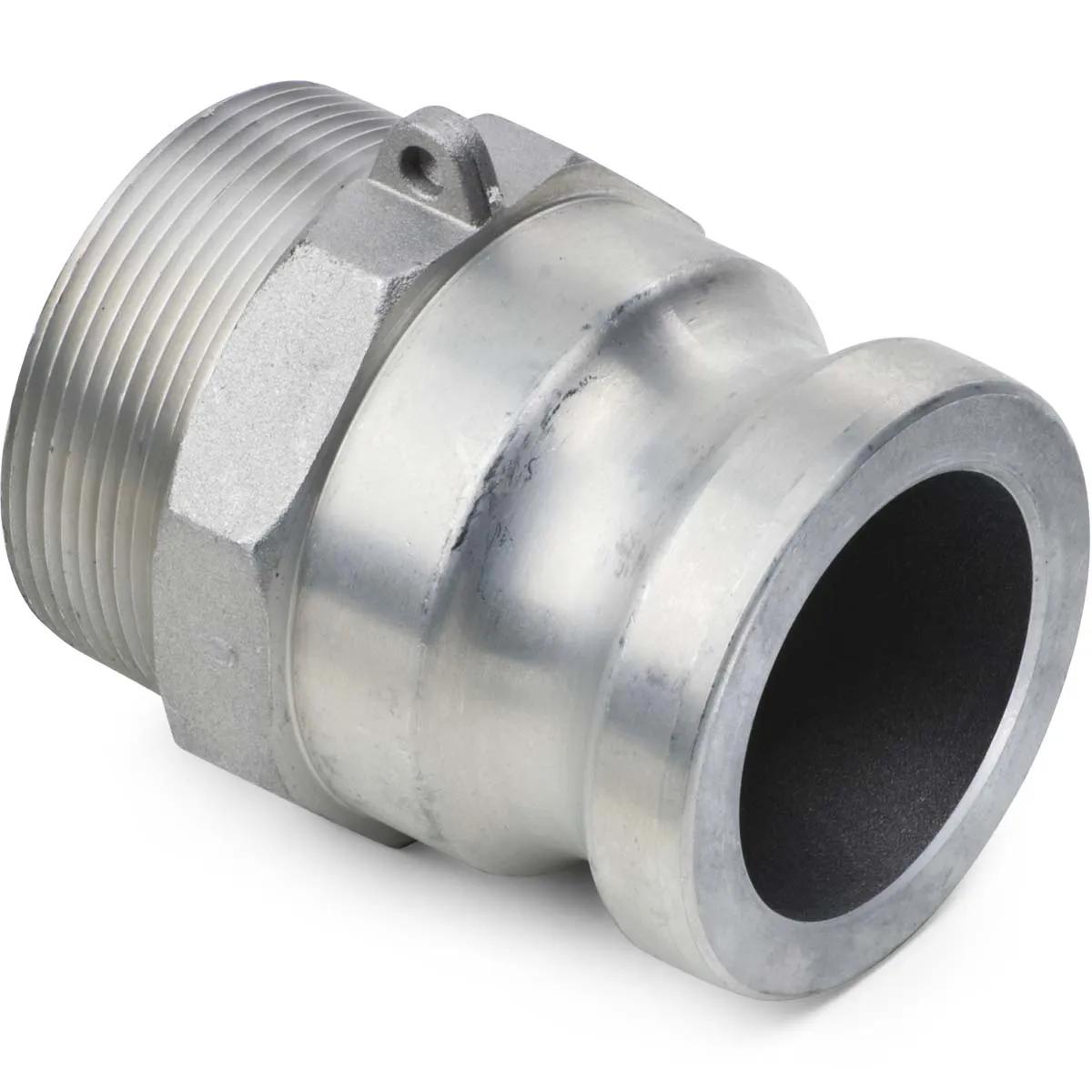 4" Aluminum Cam & Groove (Andrews) Male Adapter x Male NPT - Part F