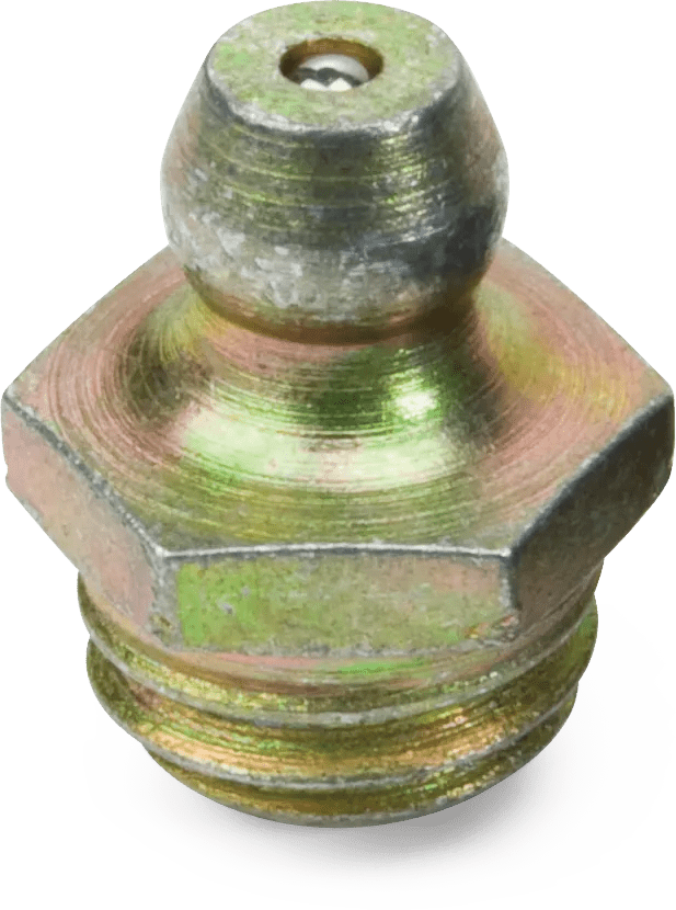 M10 x 1.5 Carbon Steel Grease Fitting - 10 Pack