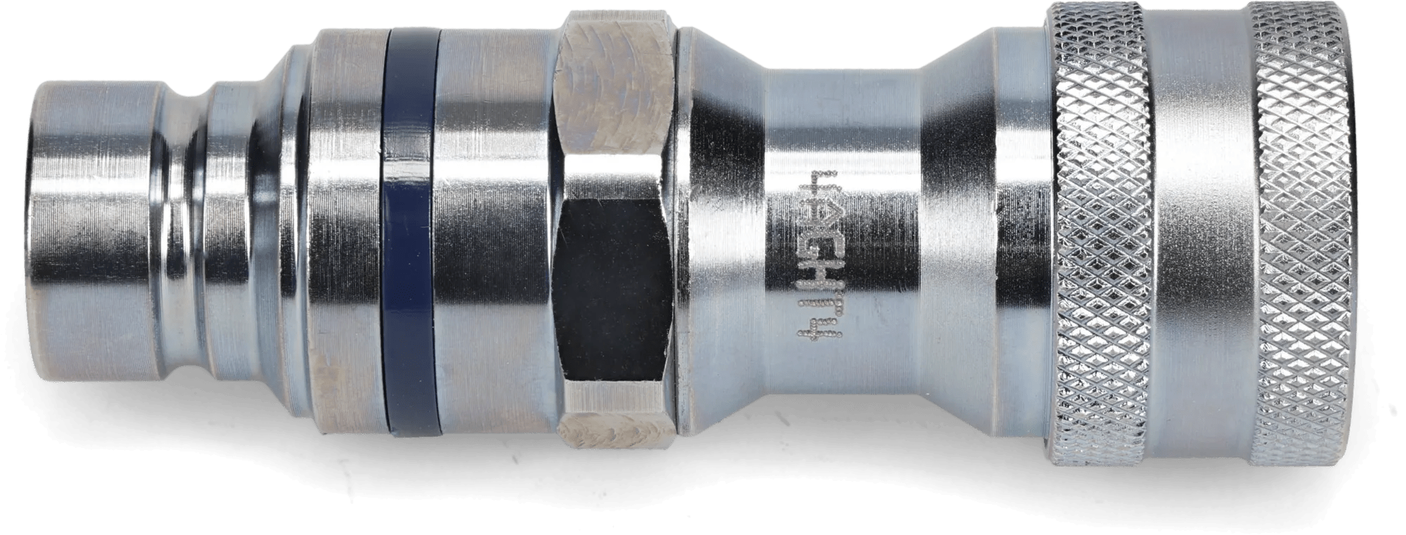 1/2" Ag to 1/2" Flat Face Hydraulic Coupler Adapter