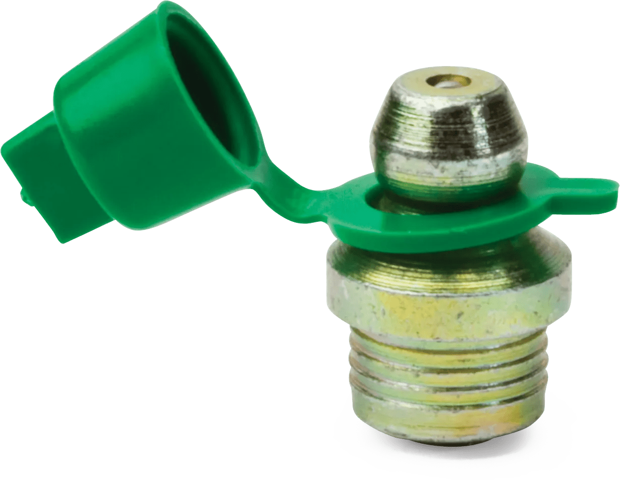 Green Grease Fitting Cap - 50 Pack