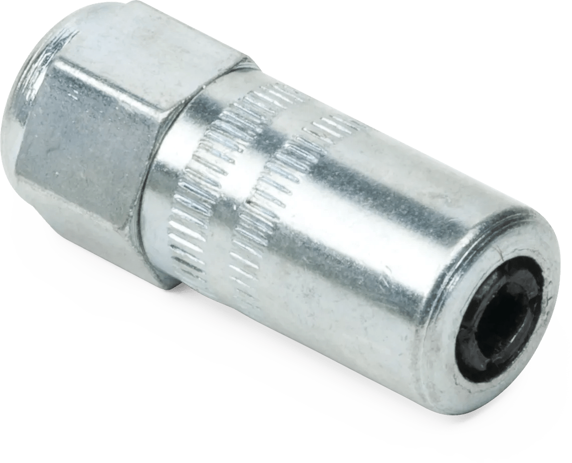 1/8" FPT Four Jaw Alloy Steel Grease Coupler With Ball Check