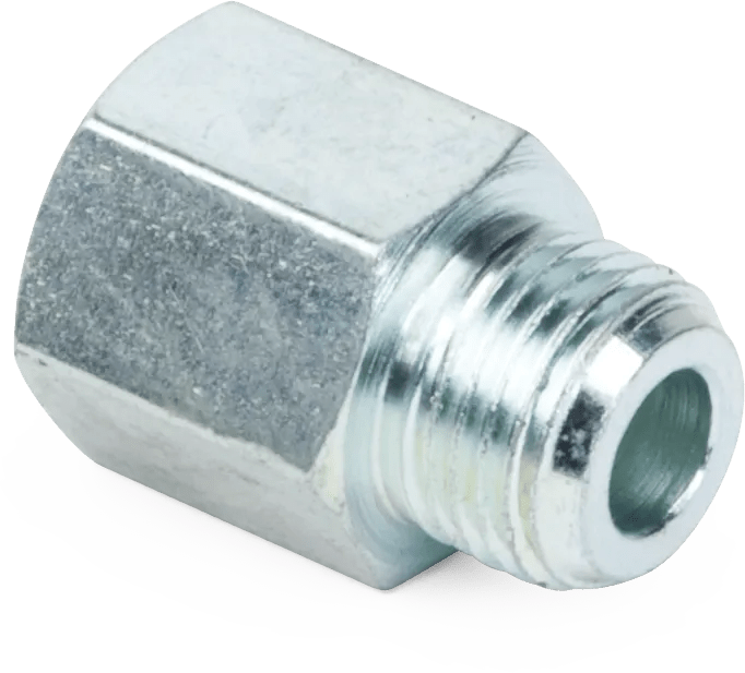 1/8" Male x 1/8" FPT Straight Alloy Steel Grease Fitting Adapter