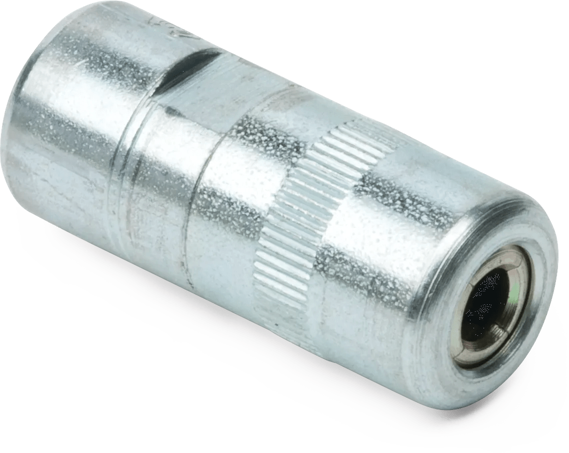 1/8" FPT Alloy Steel Four Jaw Grease Coupler