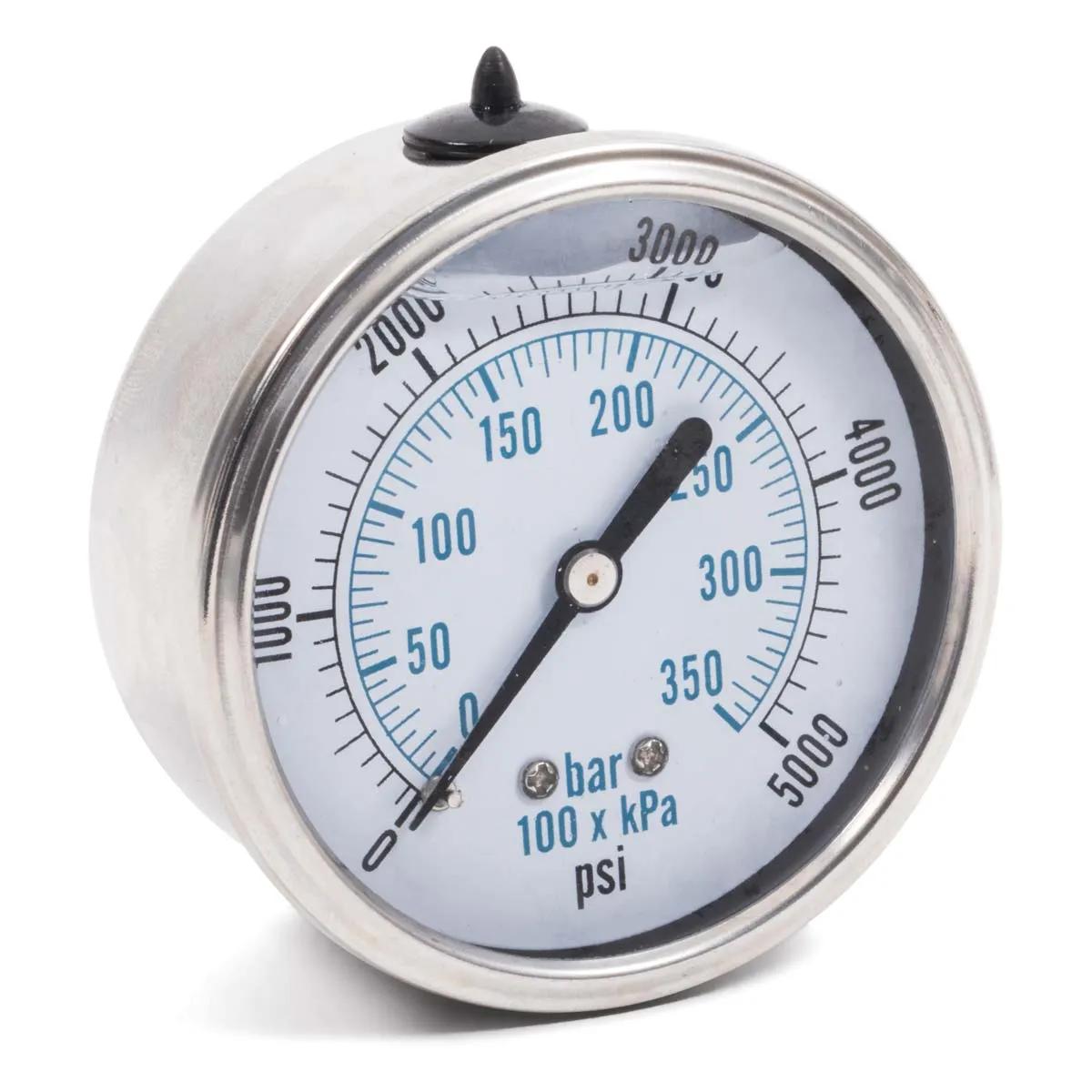 0-5,000 P.S.I. Liquid Filled Pressure Gauge