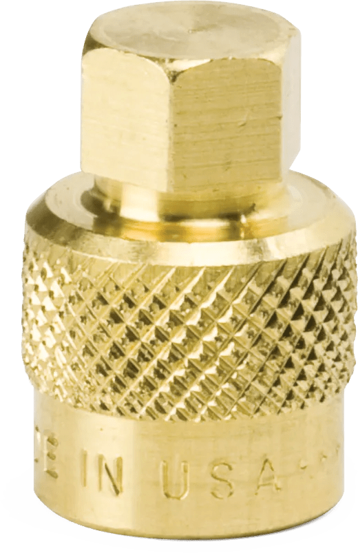 Large Bore Hex Head Valve Cap