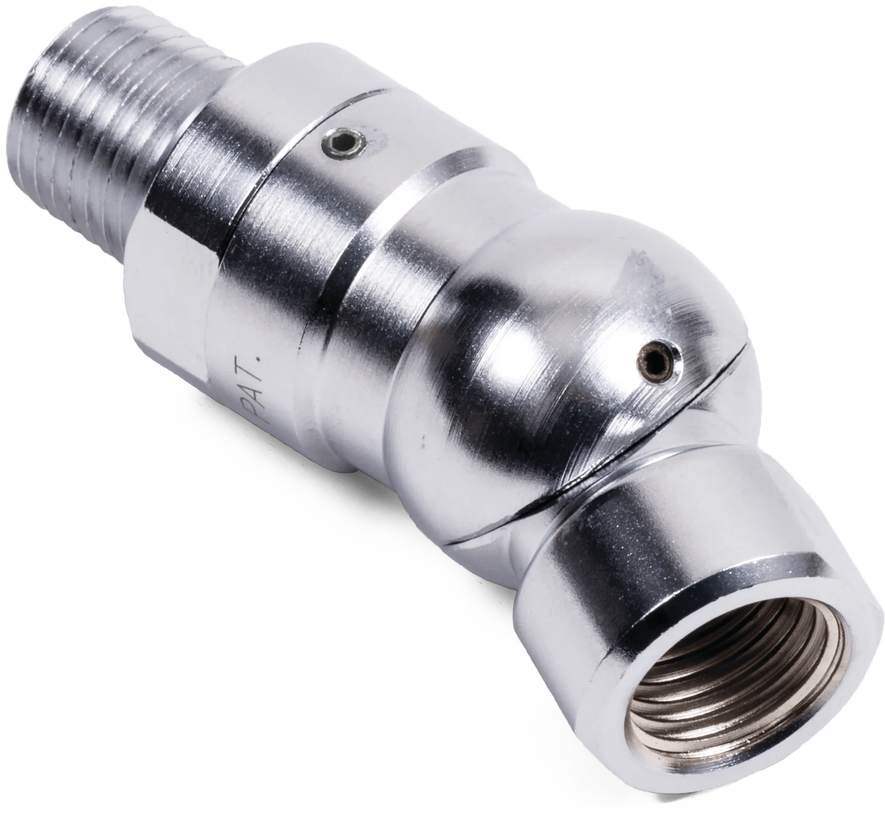 1/4" FPT x 1/4" MPT Free Angle Air Line Swivel 2