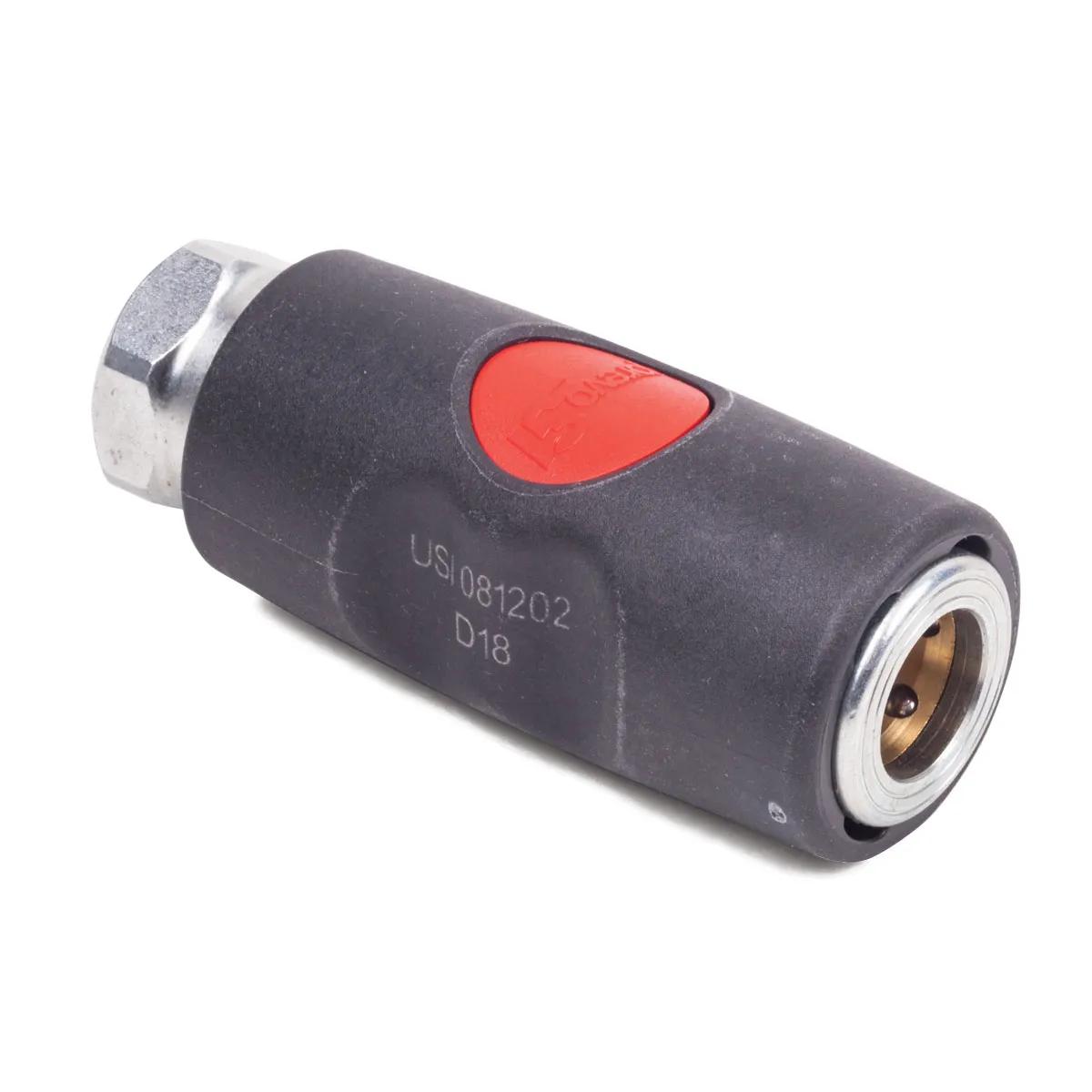 Tru-Flate Push-Button Safety Couplers