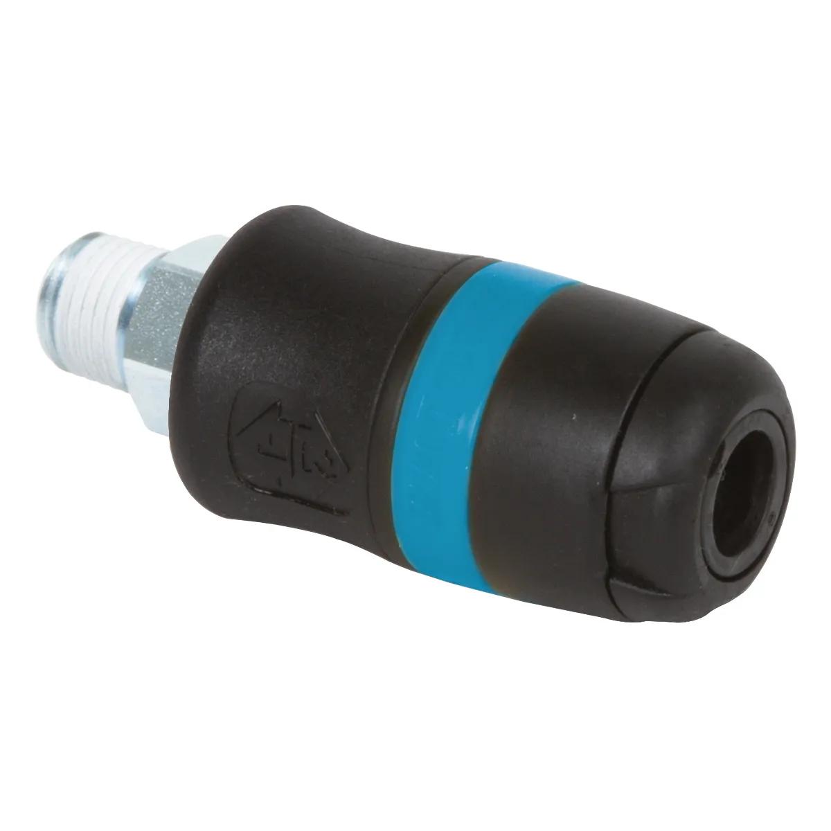 1/4 Industrial Interchange Male Kim-Flo Safety Coupler