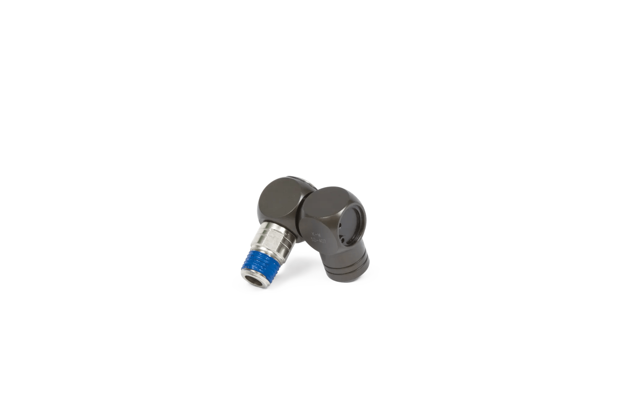 1/4" MPT x 1/4" FPT Standard Flow Swivel Plus Adapter