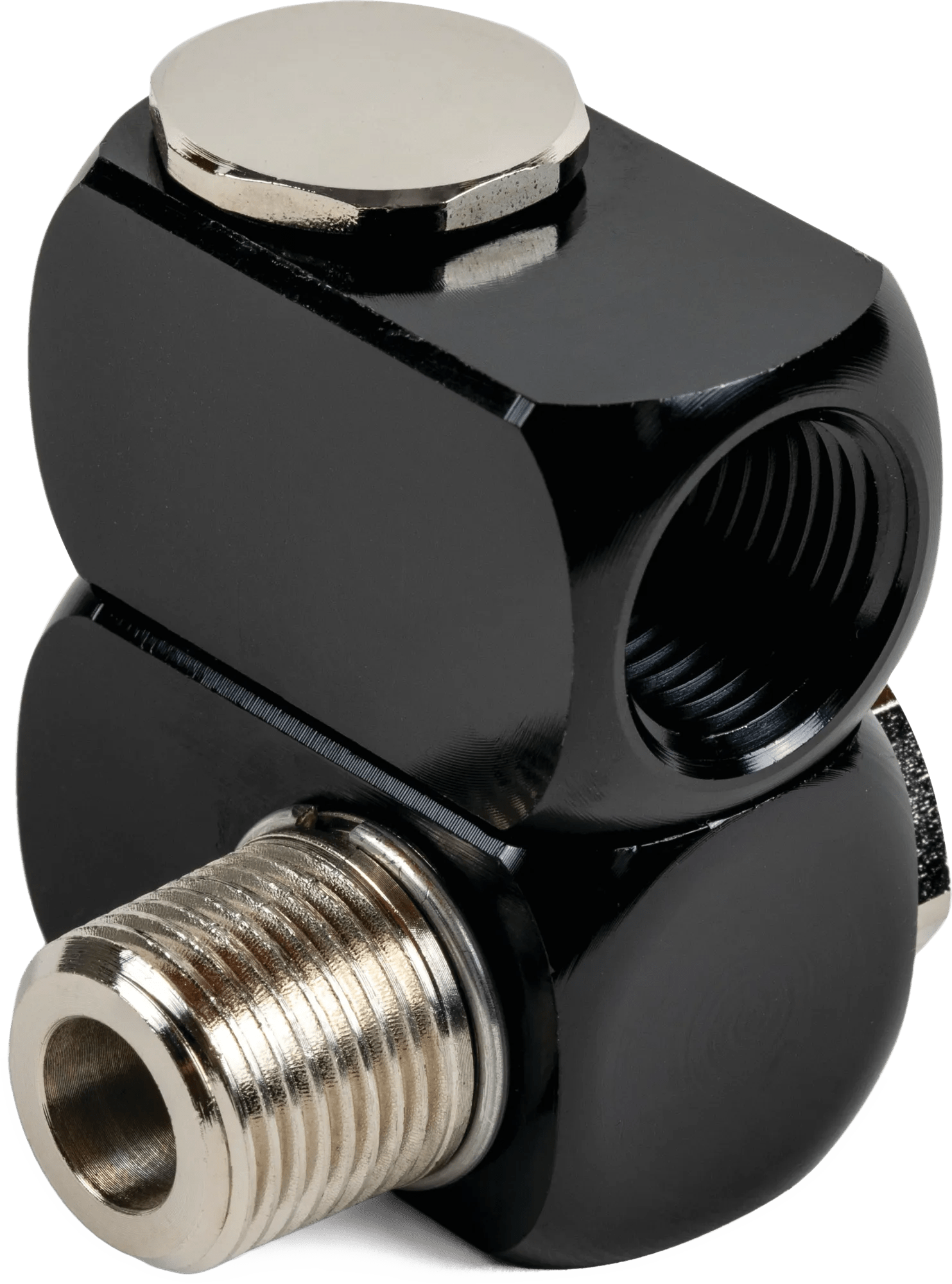 1/4" MPT x 1/4" FPT High Flow Swivel Plus Adapter