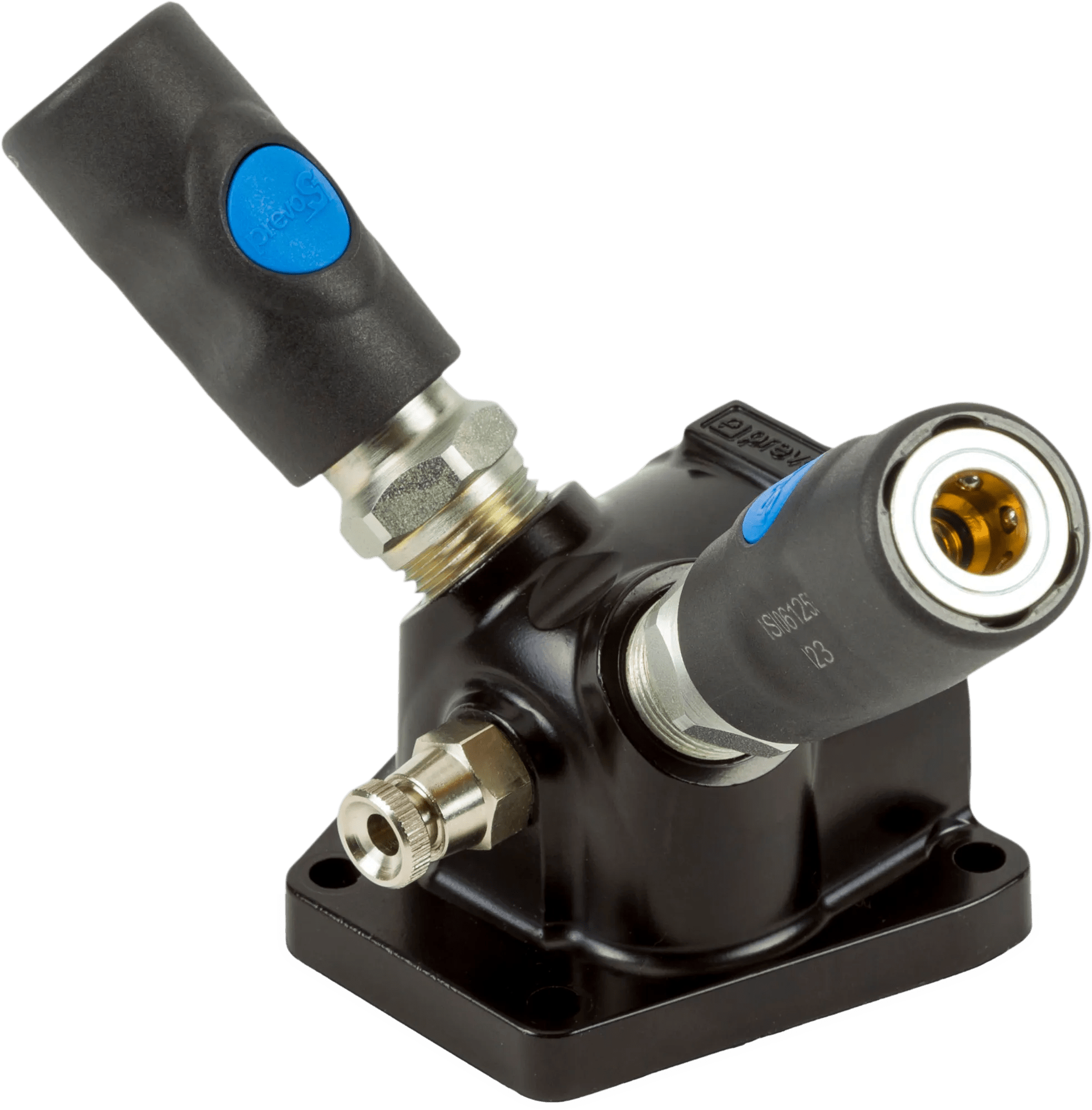 2 Port 1/2" Outlet Wall Manifold with 1/4" Couplers