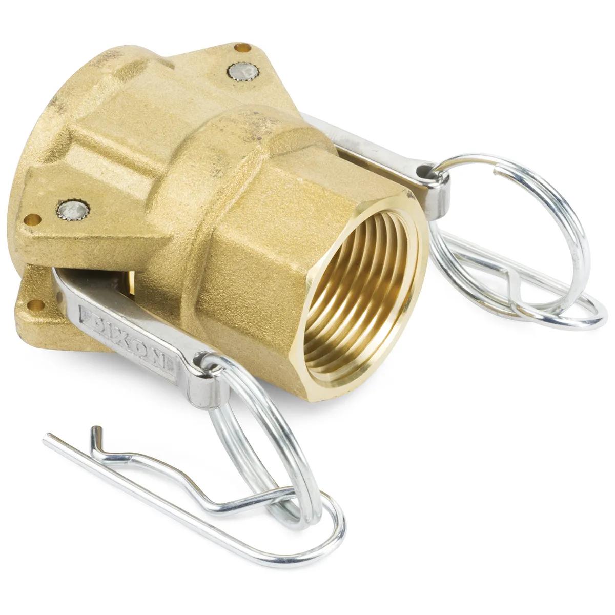 1-1/2" Brass Cam & Groove (Andrews) Female Coupler x Female NPT - Part D