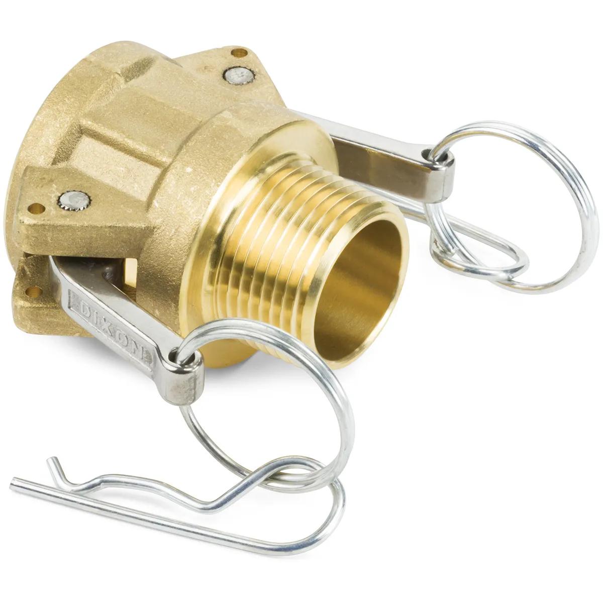 Brass Cam & Groove (Andrews) Female Coupler x Male NPT Adapters - Part B