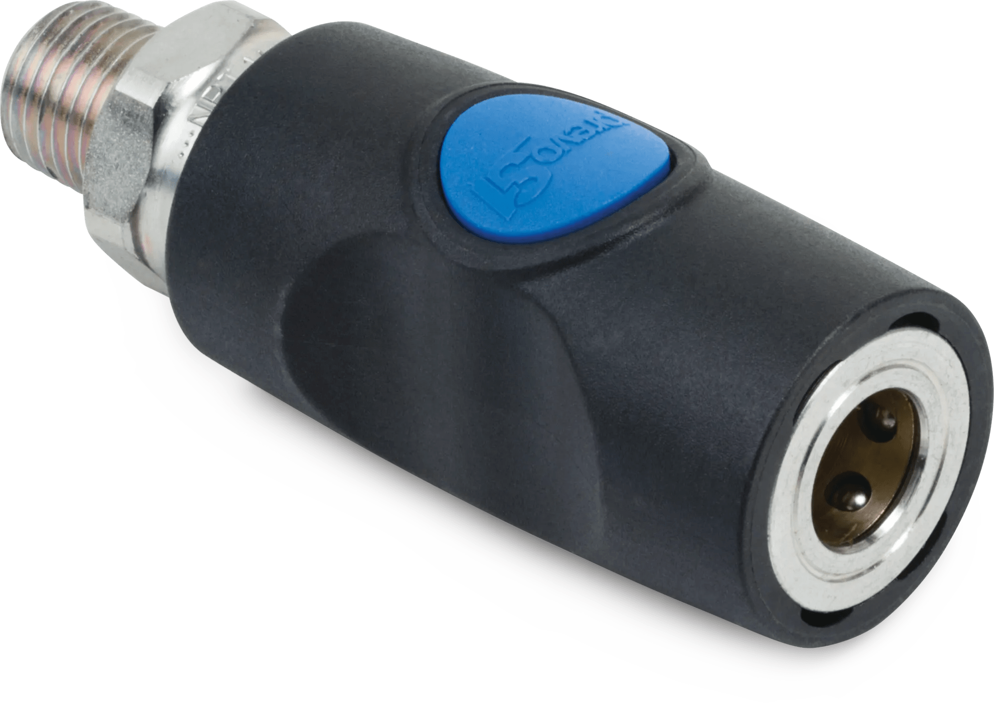 1/4 Push-Button Industrial Interchange Male Air Line Safety Coupler