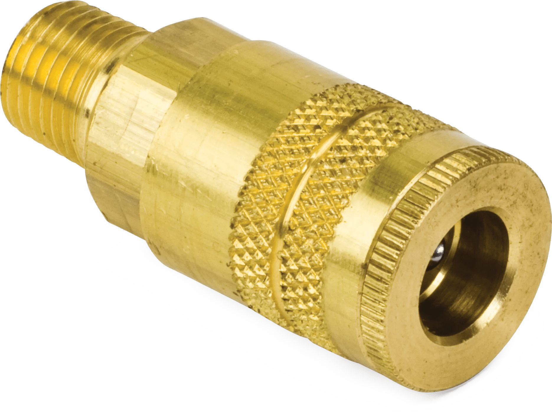 Parker® 1/4 Industrial Interchange 4 Ball High Flow Male Pipe Air Coupler
