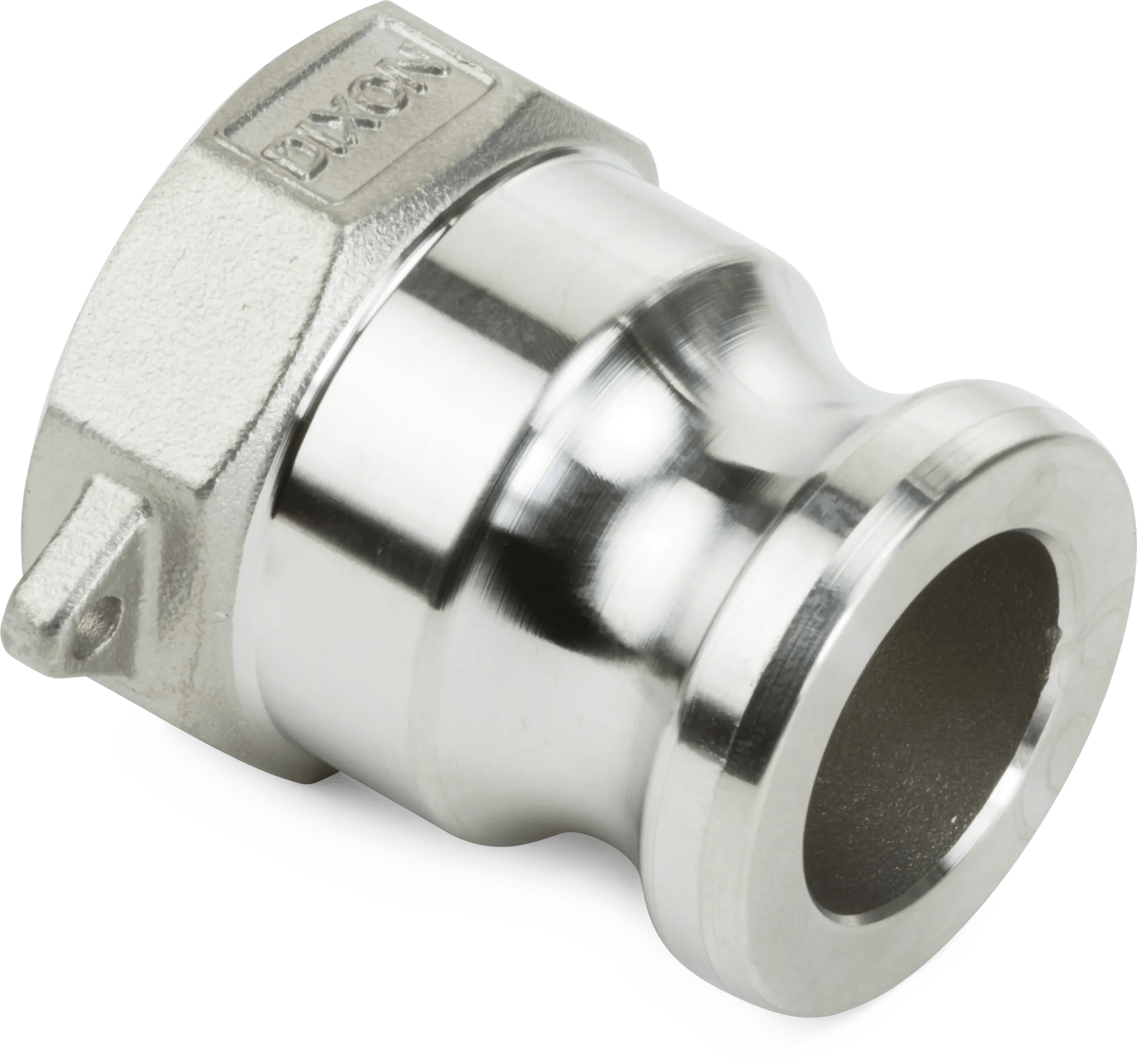 1-1/4" Stainless Steel Cam & Groove (Andrews) Male Adapter x Female NPT - Part A