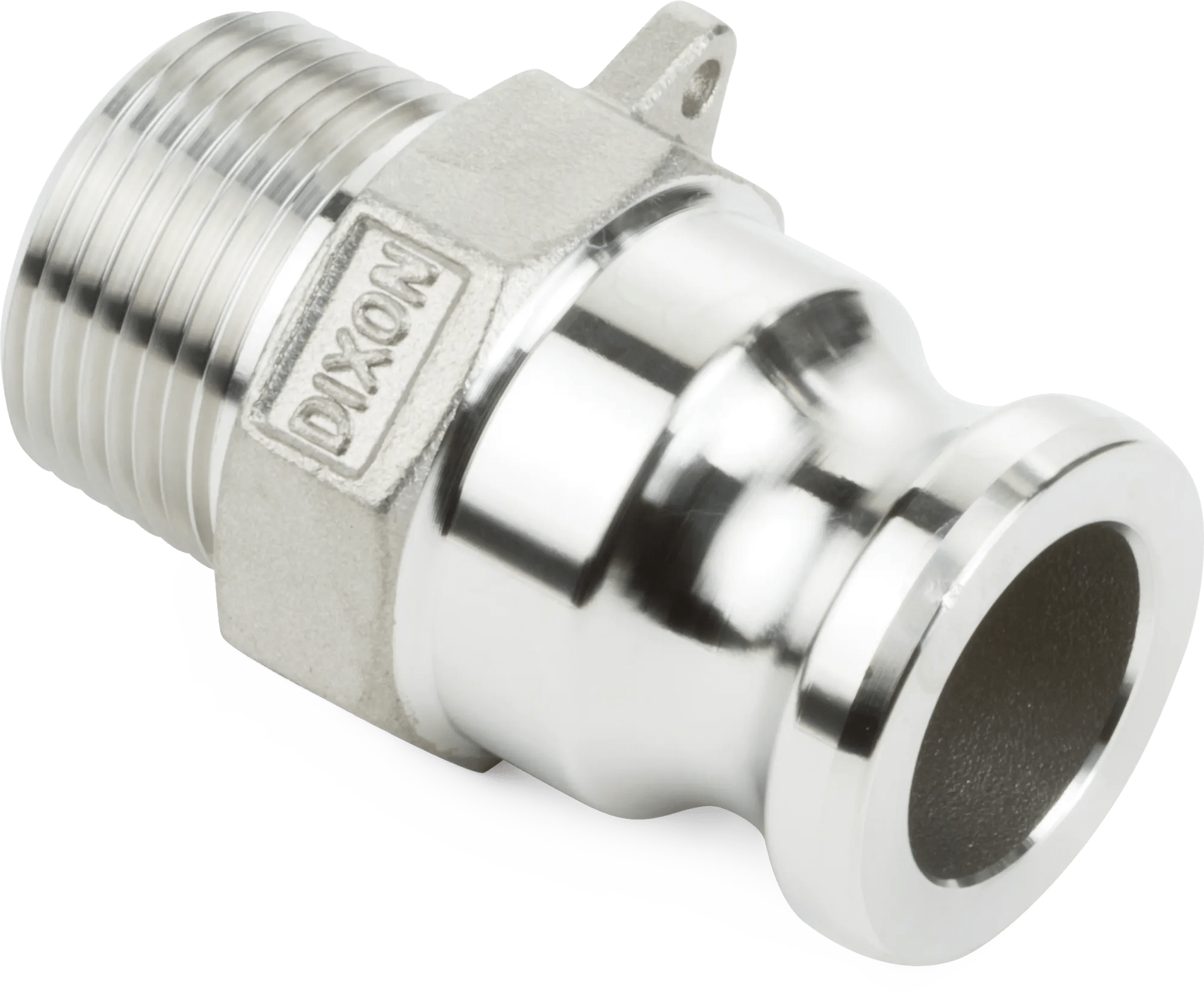 2" Stainless Steel Cam & Groove (Andrews) Male Adapter x Male NPT - Part F