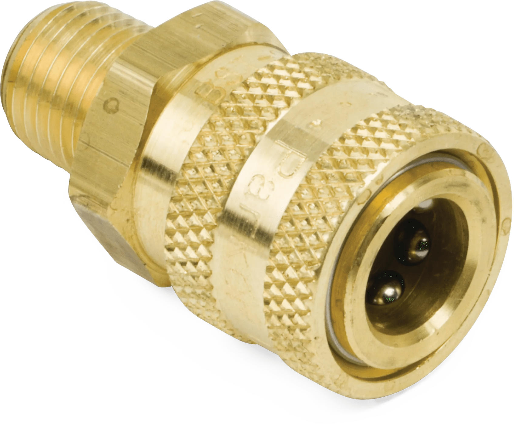 3/8 Straight Through Male Coupler