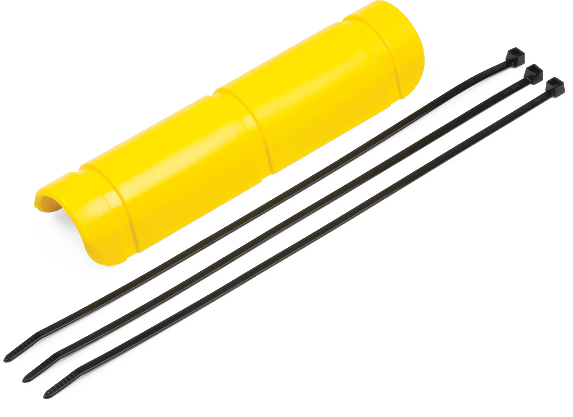 8" Yellow Hose Protector Kit with Cable Ties