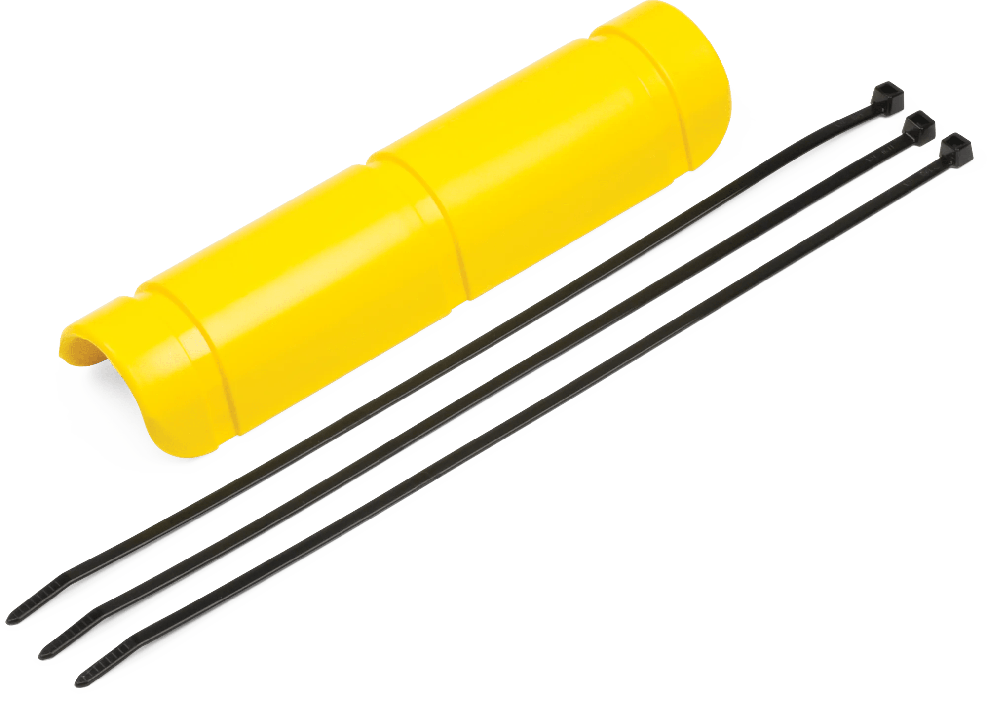4" Yellow Hose Protector Kit with Cable Ties