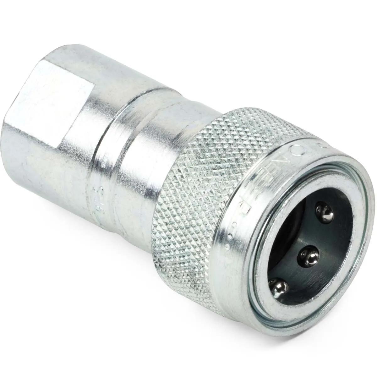 1/4" x 1/4" Poppet Valve Hydraulic Coupler - Pioneer 4000 Series