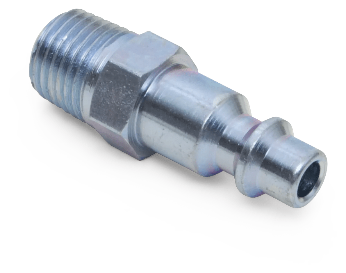 3/8" Industrial Interchange Male Nipple (Plug) - 5 Pack