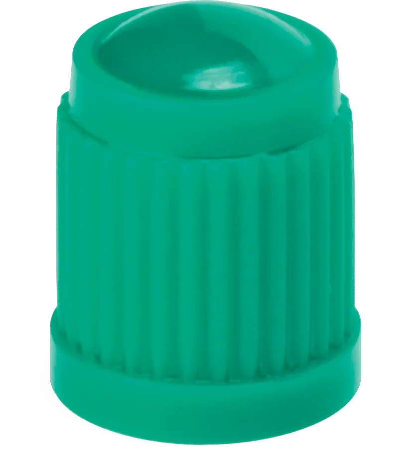 Polyethylene Green Nitrogen Identification Valve Cap