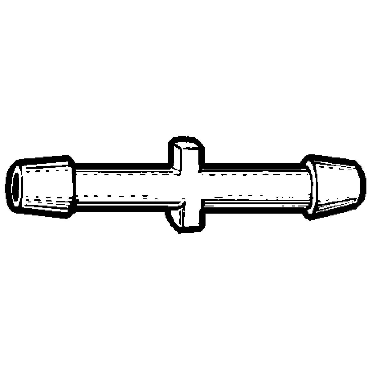 3/8" x 3/8" Nylon Straight Connector - 10 Pack