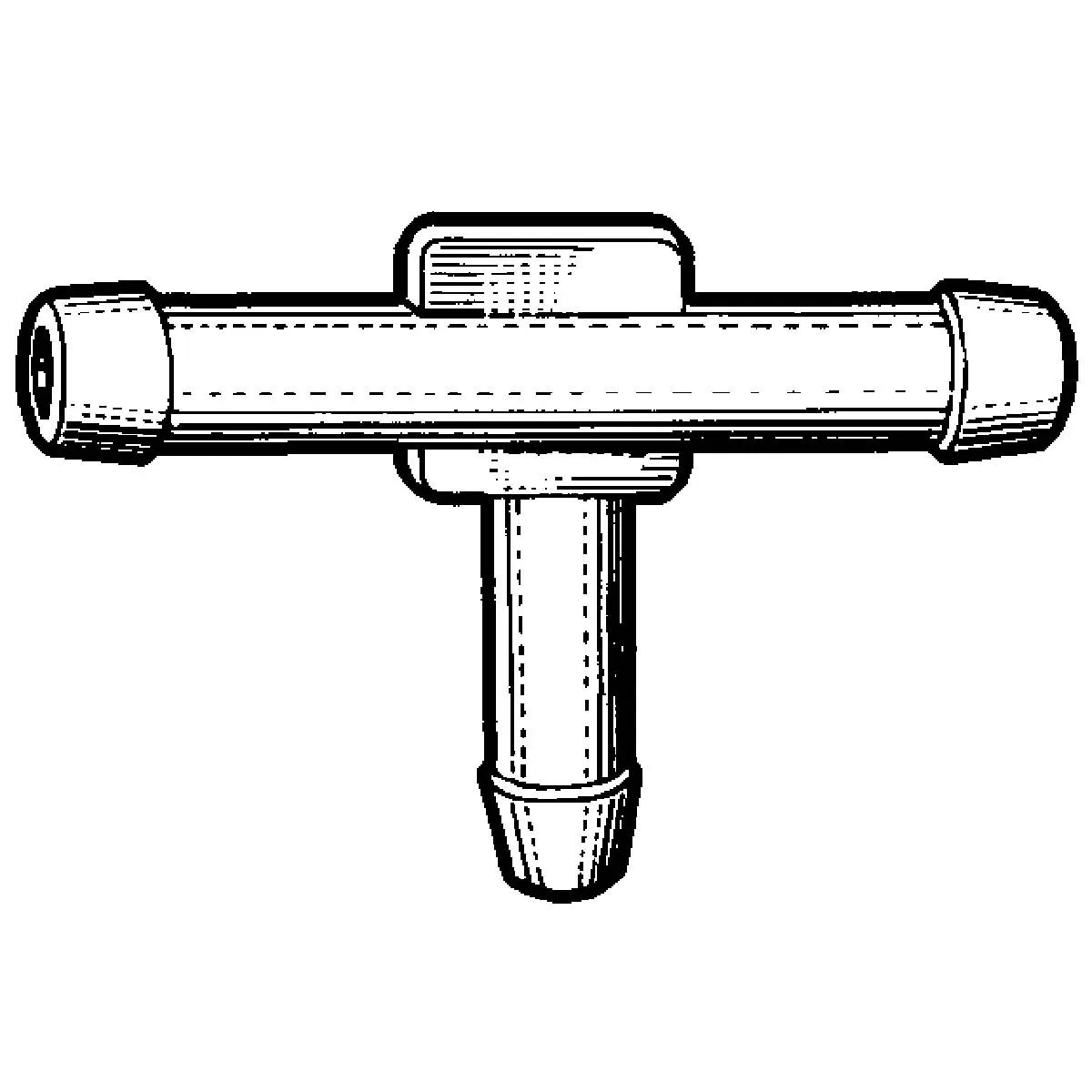 1/8" Nylon Tee Connector