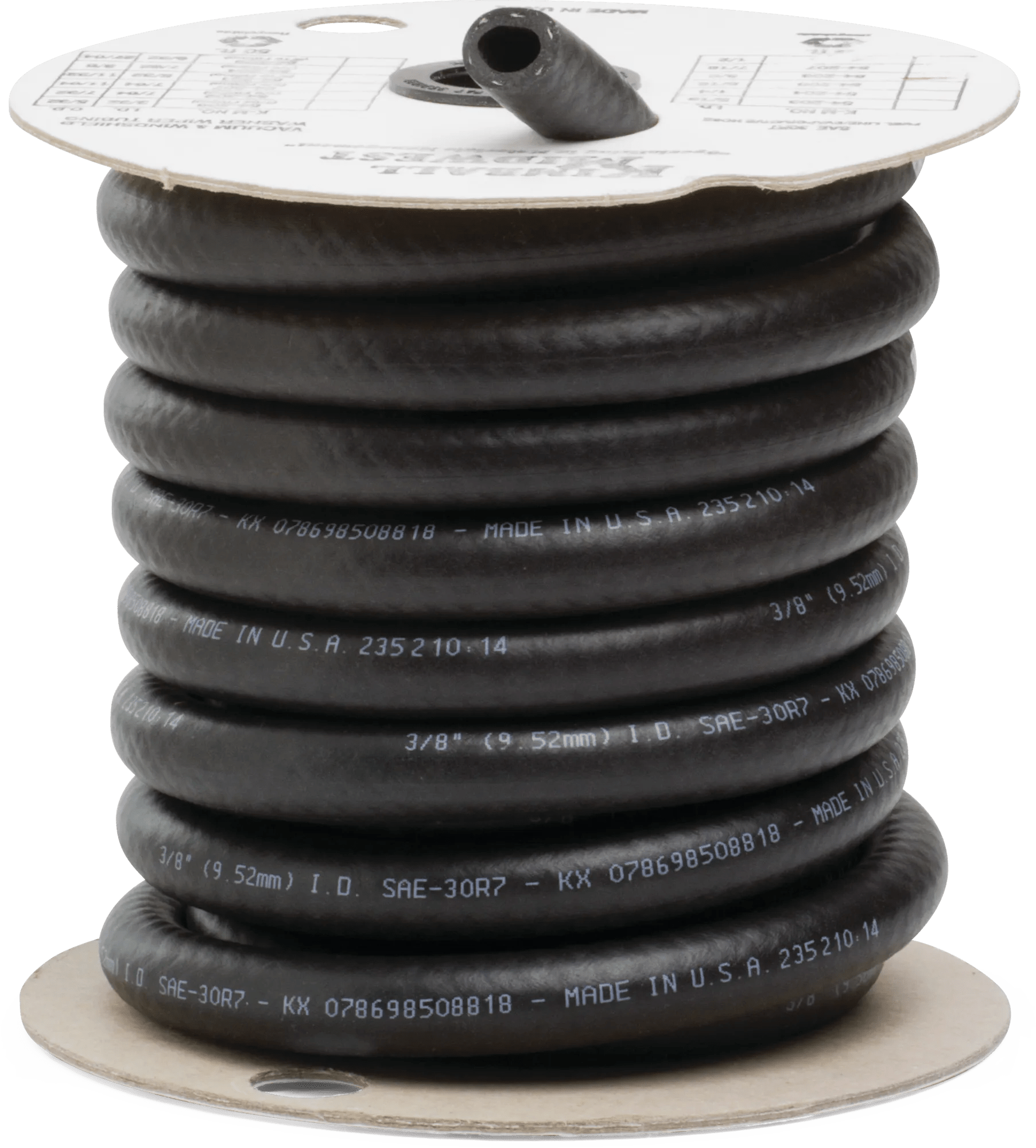 7/16" Nitrile Fuel Line Hose - 25 Feet
