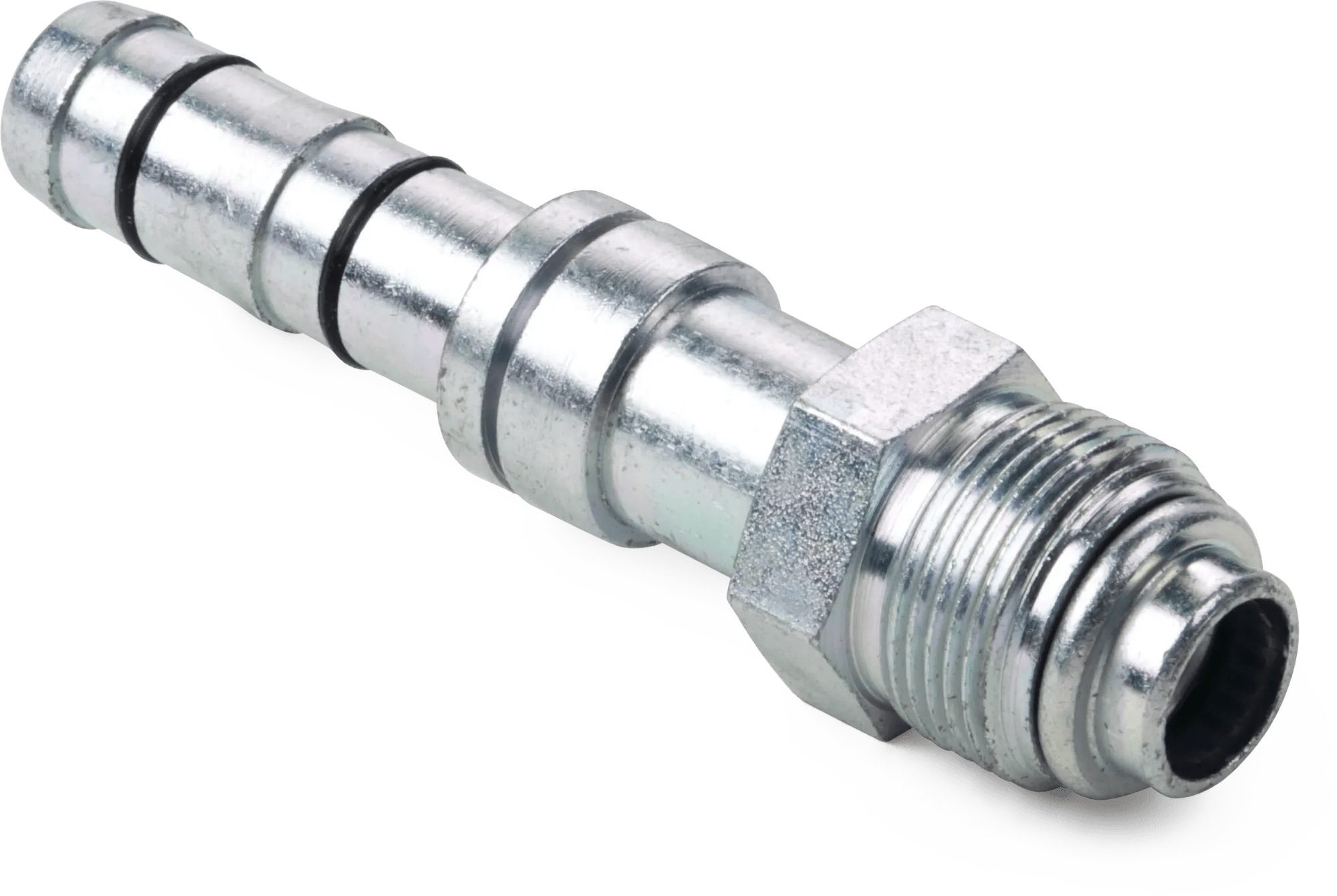 13/32" x 1/2" Male O-Ring Straight E-Z Clip Fitting