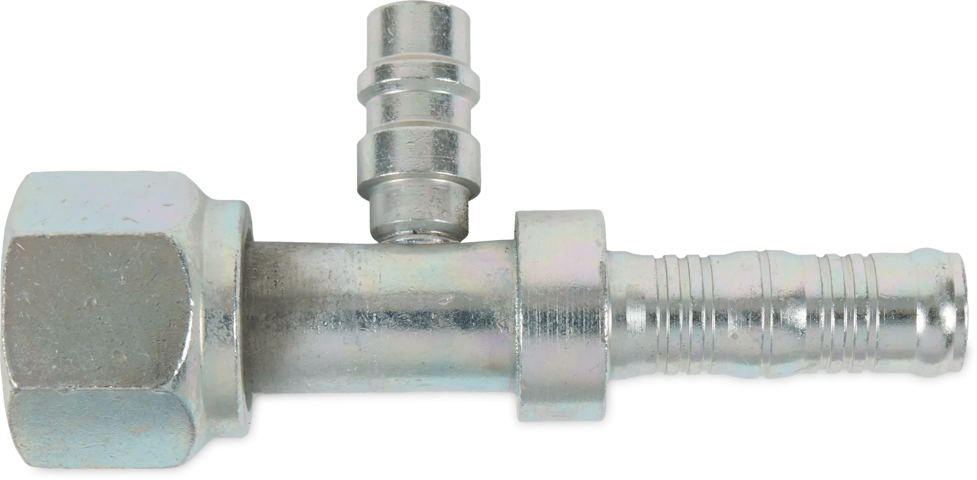 Female O-Ring Straight with 13mm Service Port Kim-Clip Fittings