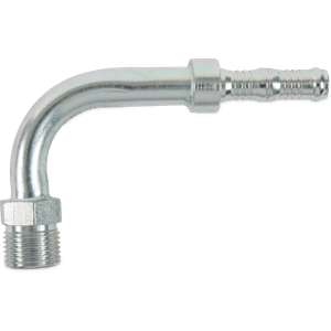 13/32" x 1/2" Male Insert O-Ring 90° Elbow Kim-Clip Fitting