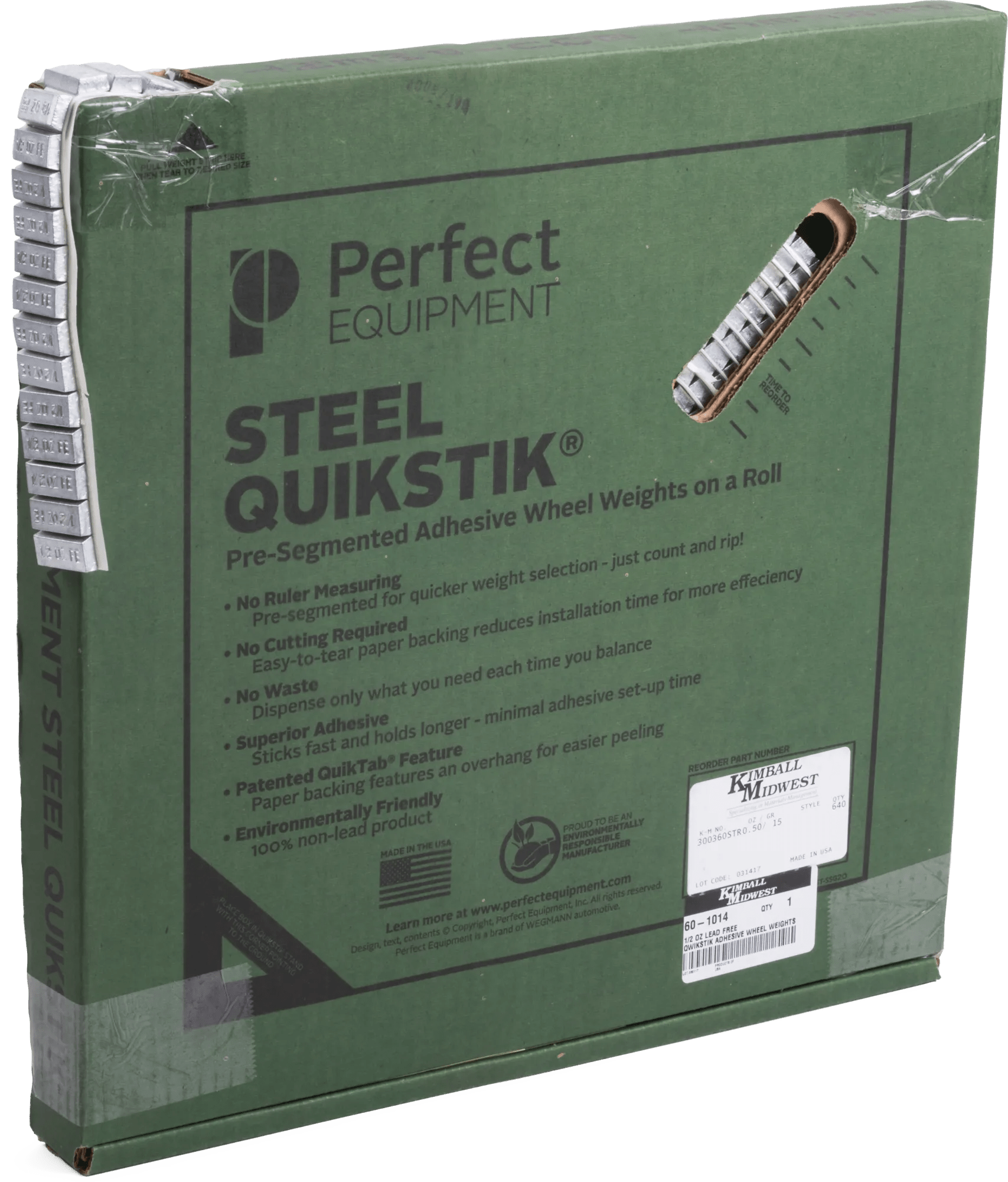 1/2 oz. QwikStik® Lead-Free Adhesive Wheel Weights