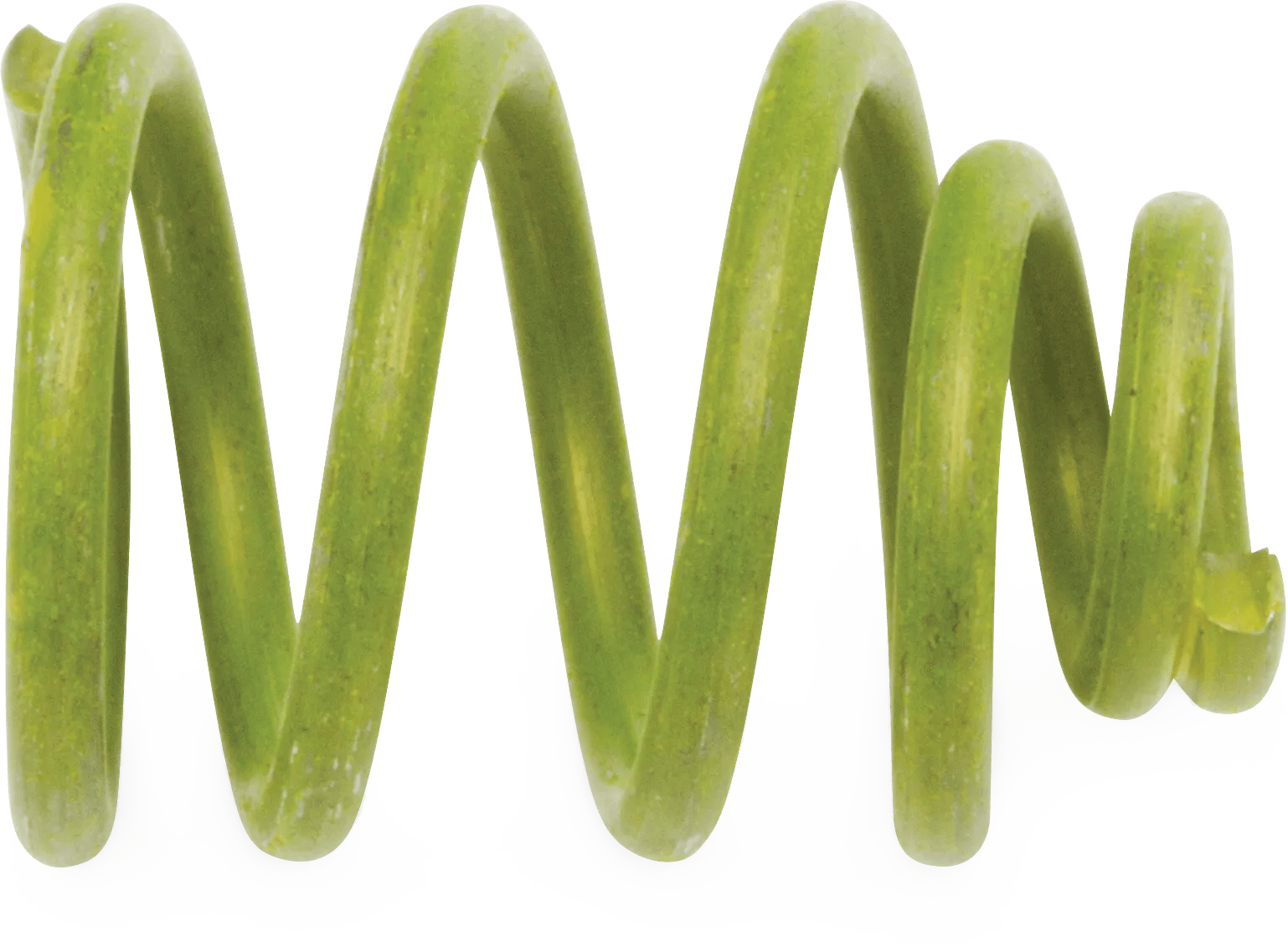 Yellow/Green Brake Hold Down Spring - 25 Pack