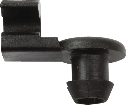 5/32" Black Nylon GM Right Hand Door Lock Rod Clip - 50 Pack