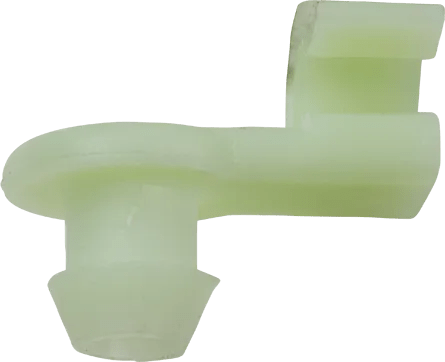 5/32" White Nylon GM Left Hand Door Lock Rod Clip - 50 Pack