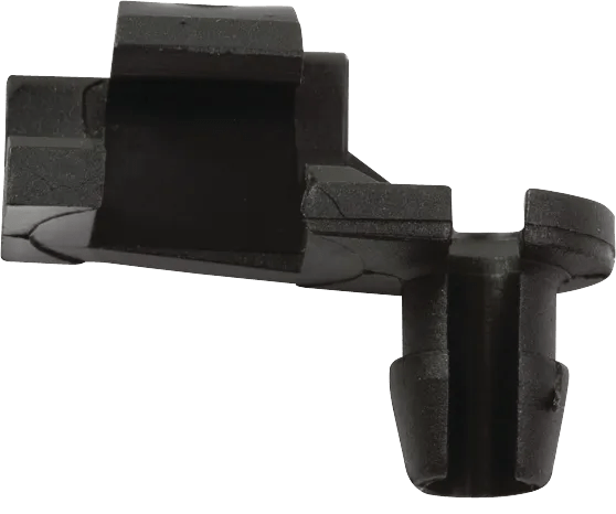 5/32" Black Nylon GM Left Hand Door Lock Rod Clip - 50 Pack