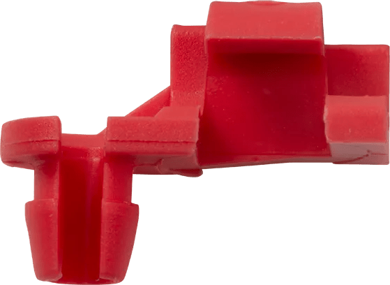 5/32" Red Nylon GM Right Hand Door Lock Rod Clip - 50 Pack
