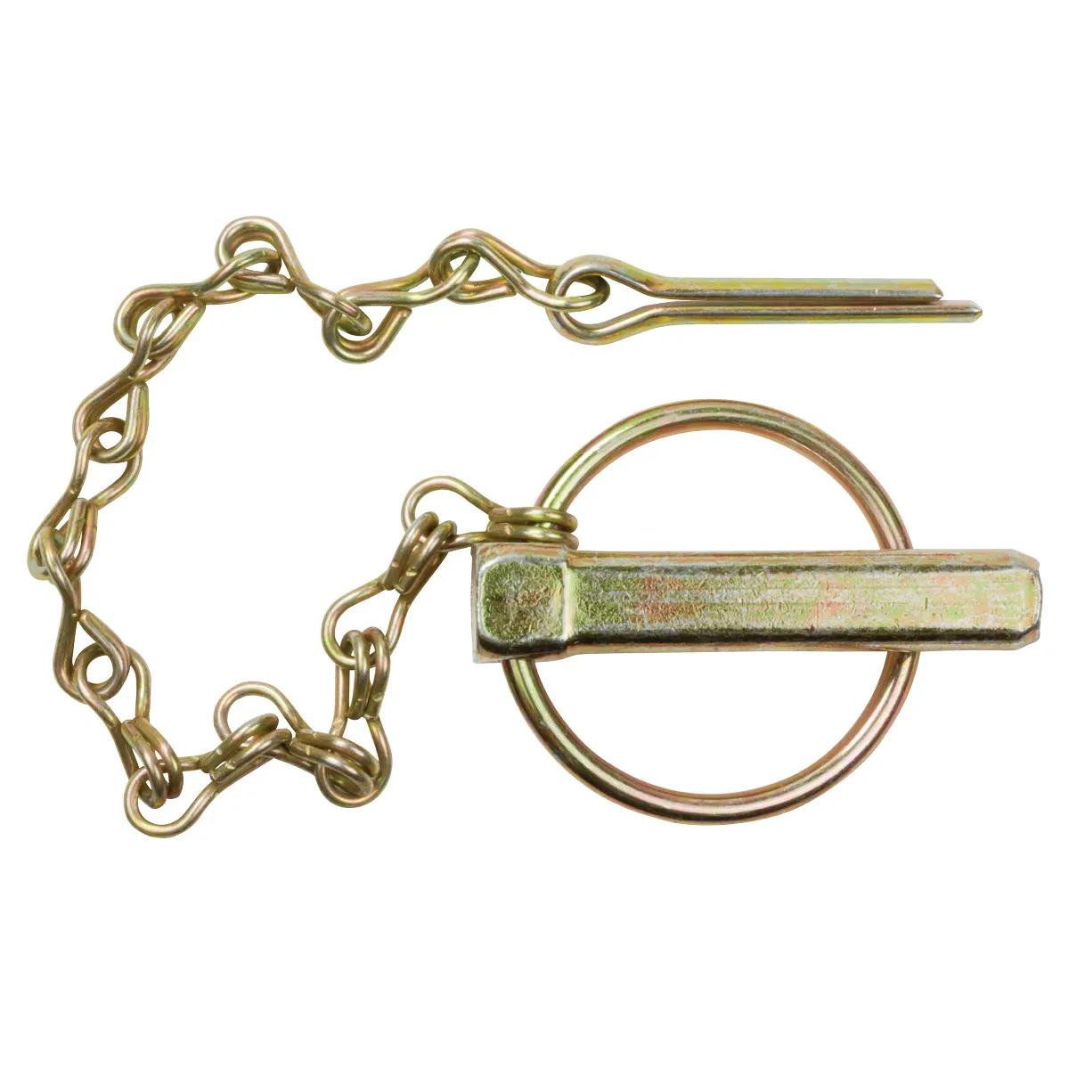 7/16" x 2" Lynch Pin with Chain - 3 Pack