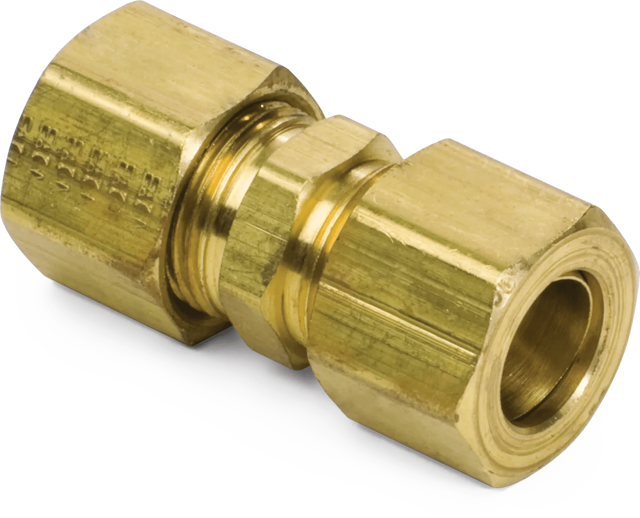 1/4" Brass Compression Union