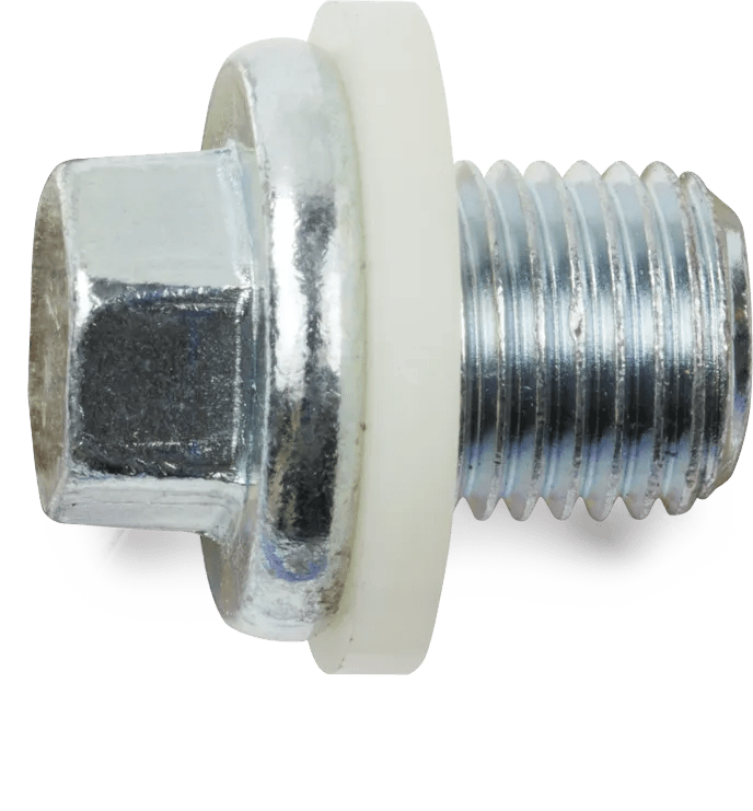 M14 x 1.50 Drain Plug with Nylon Gasket - 5 Pack