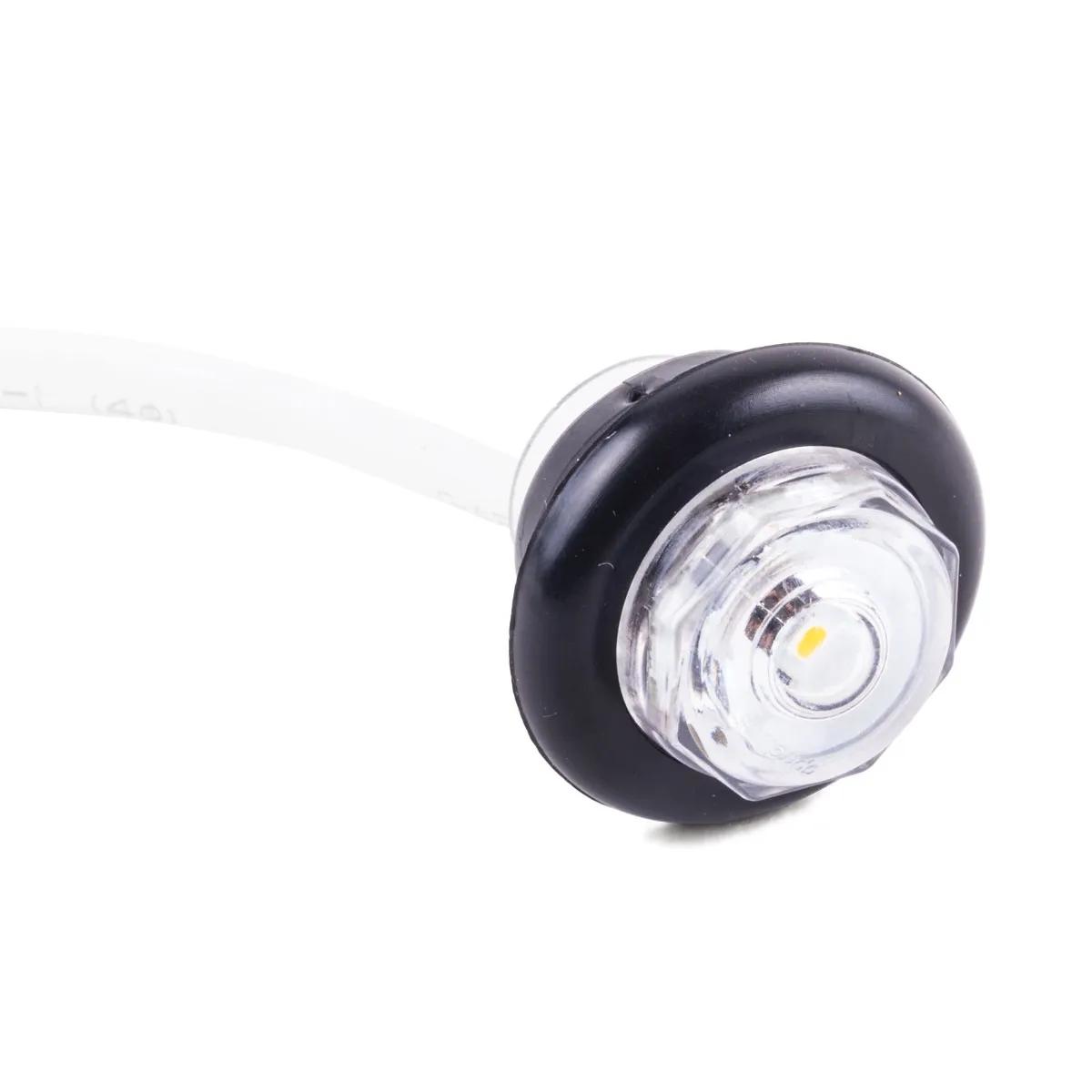 3/4" Clear Lamp - Black Grommet Kit